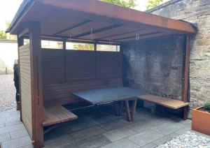 Bespoke Corten Steel Enclosure